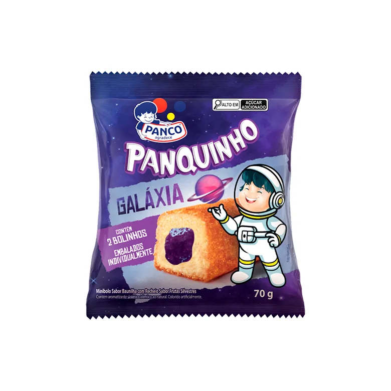 BOLINHO PANQUINHO BAUNIGALAXIA 70G