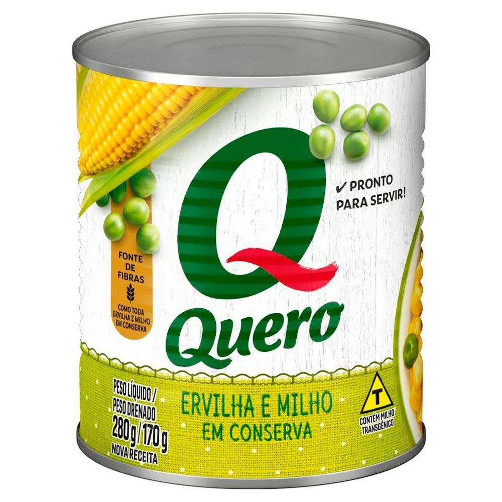 ERVILHA E MILHO QUERO LT 170GR