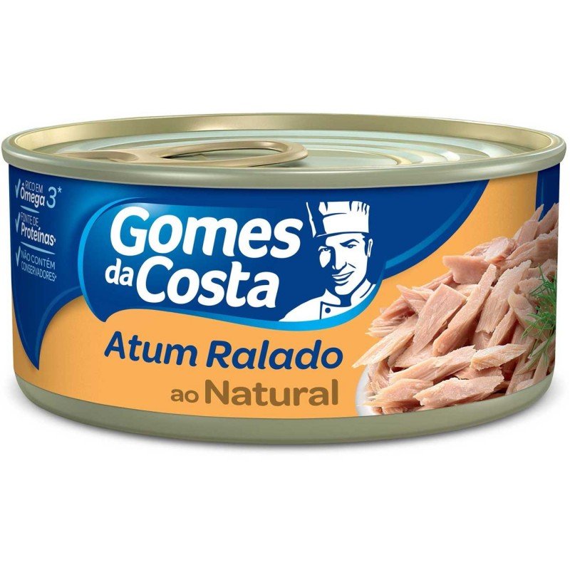 ATUM RALADO NATURAL GOMES DA COSTA 170G