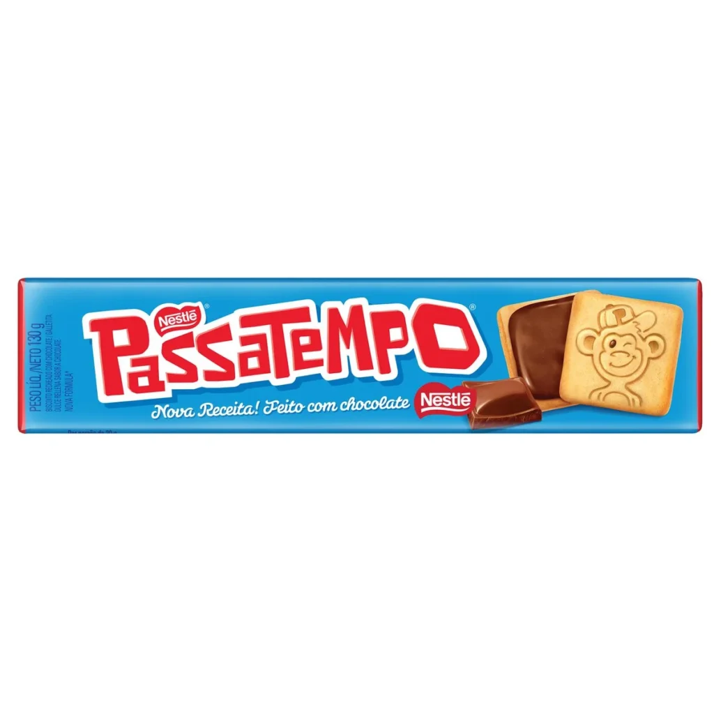 BISCOITO PASSATEMPO RECH CHOC 130G