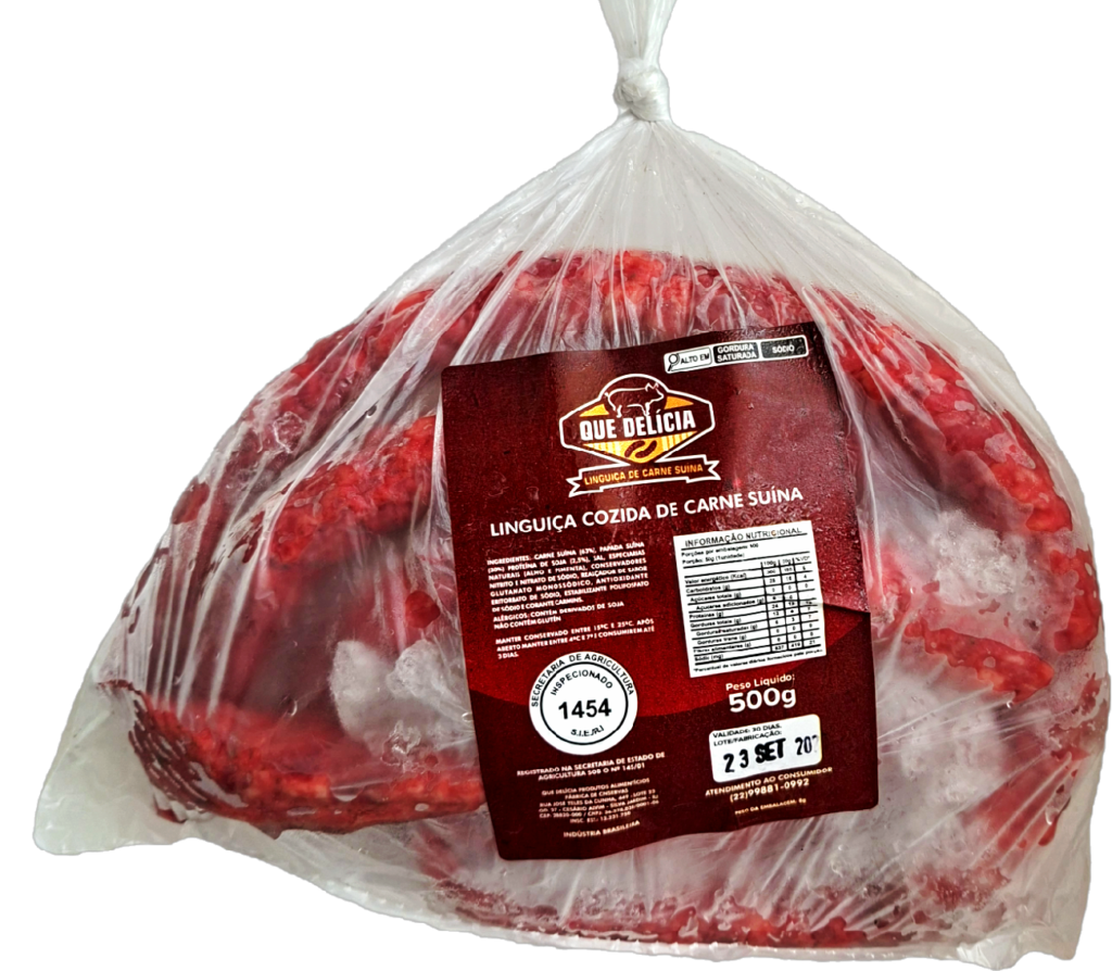LINGUICA SUINA FINA QUE DELICIA 500G