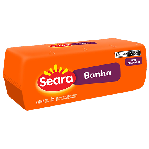 BANHA SUINA SEARA 1KG