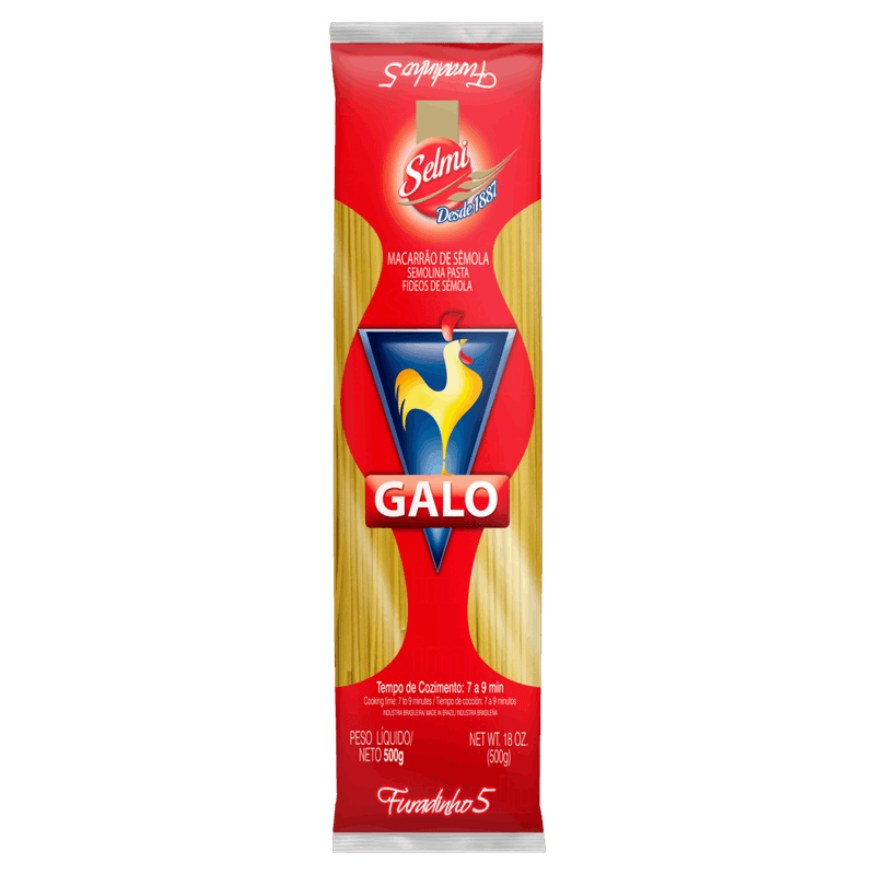 SELMI MAC GALO FURADIN.N.5 SEMOLA 500GR