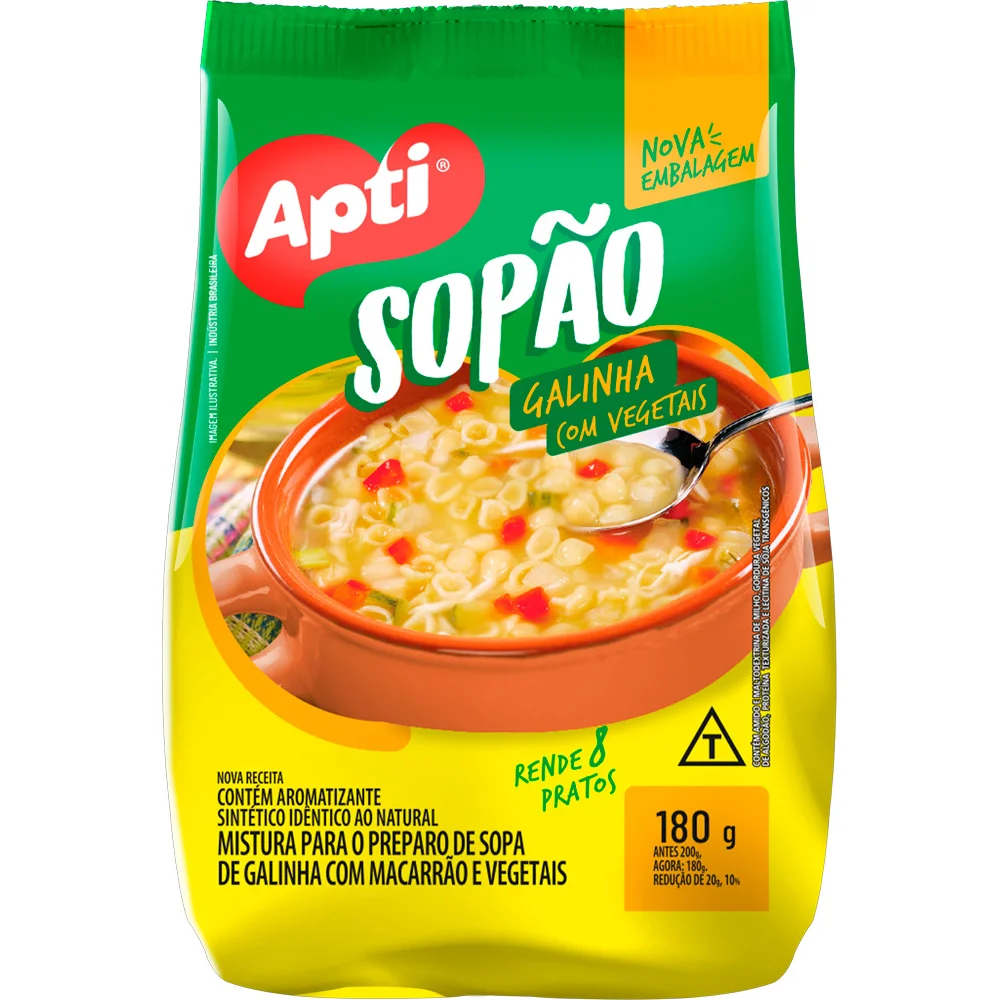SOPAO APTI GALINHA COM VEGETAIS 180GR