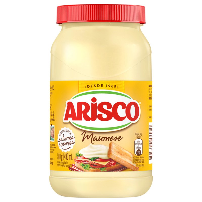MAIONESE ARISCO 500G TRAD PET
