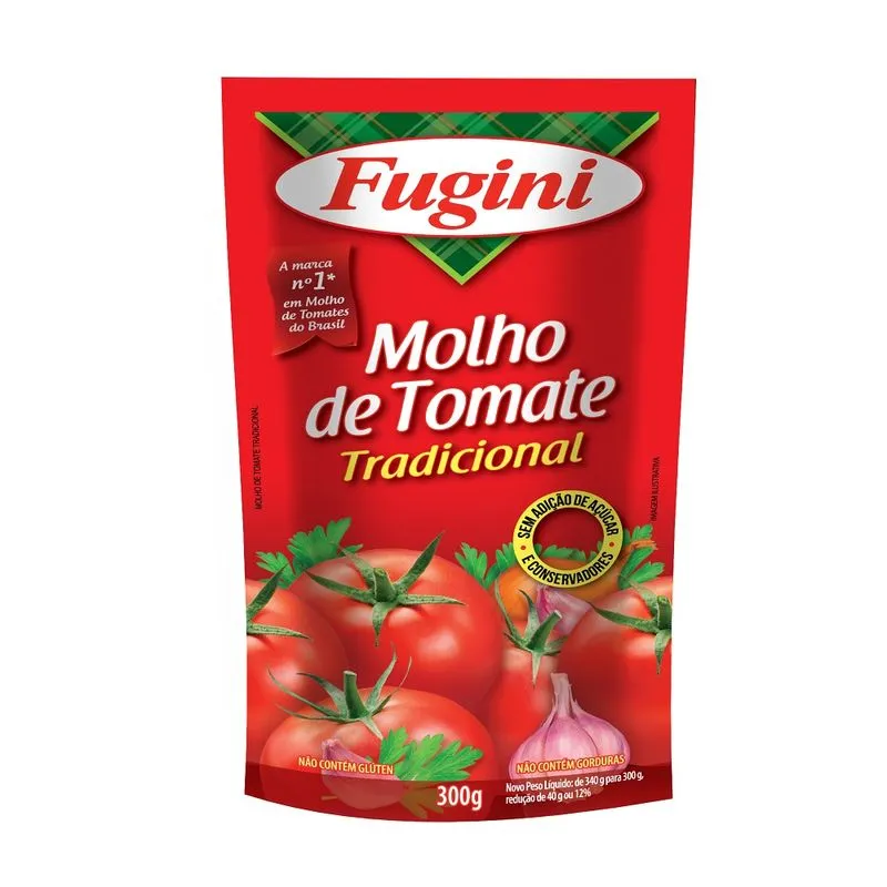 MOLHO DE TOMATE FUGINI TRAD 300G