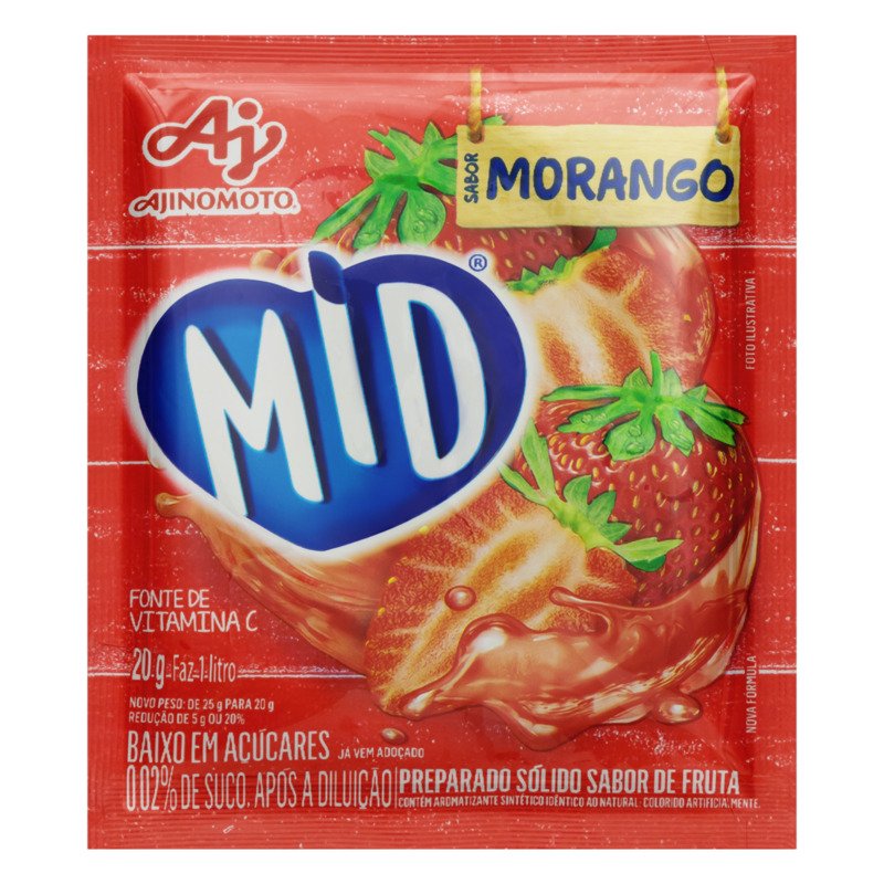 REFRESCO MID MORANGO 20G