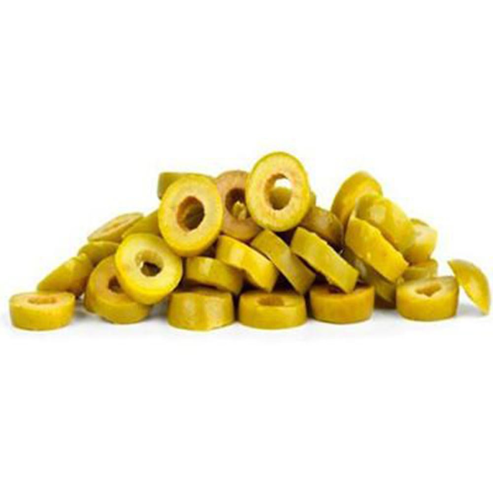 AZEITONA VERDE FATIADA GRANEL 100g