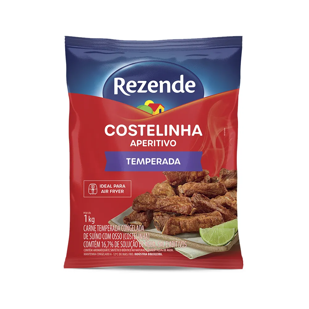 COSTELINHA SUINA TEMP REZENDE 1KG
