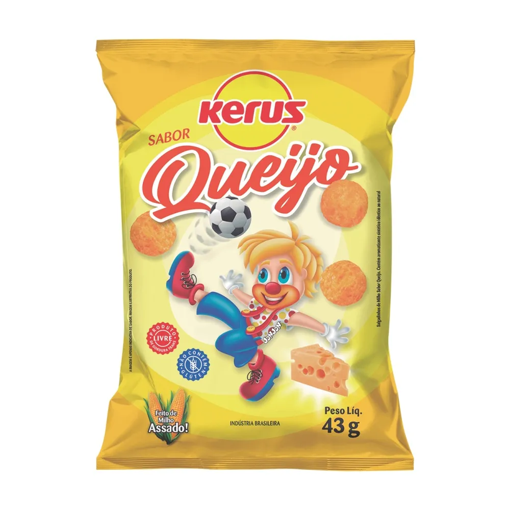 SALGADINHO QUEIJO KERUS 43G