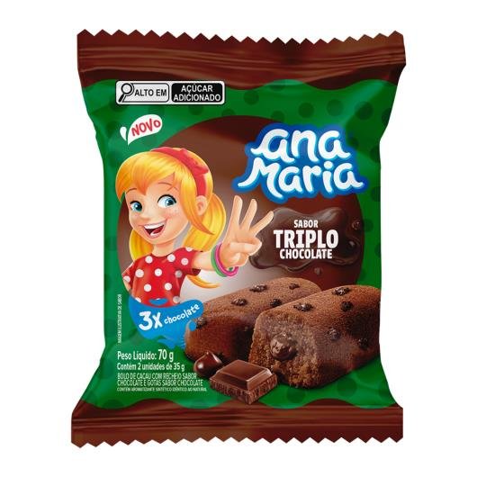 ANA MARIA TRIPLO CHOCOLATE 1P 70G BIMBO