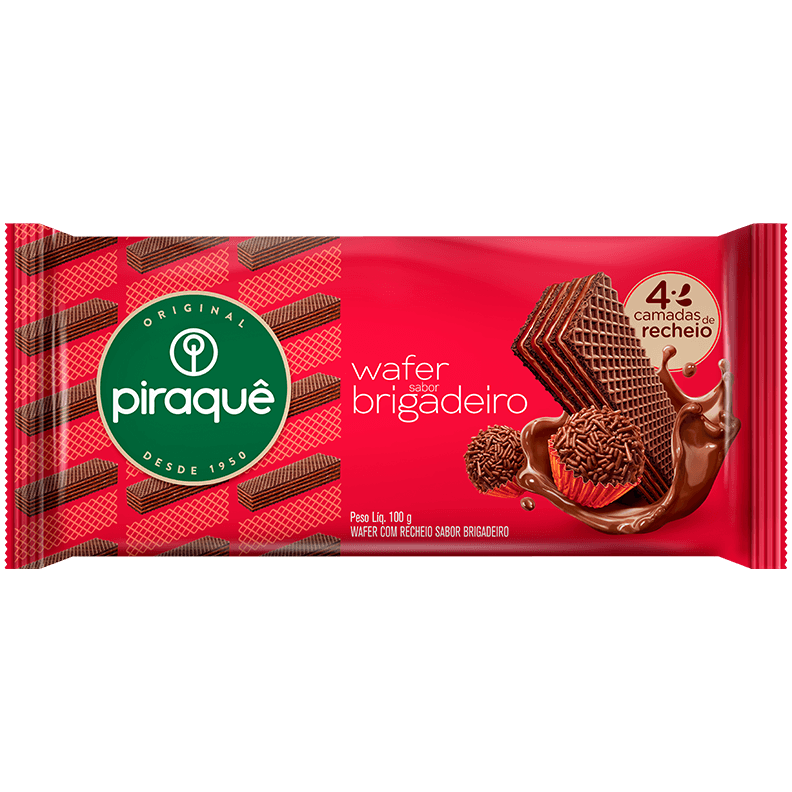 BISCOITO WAFER BRIG PIRAQUE 100G
