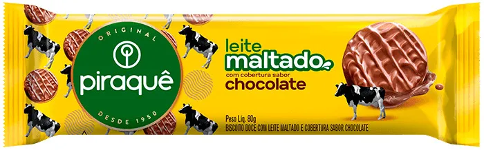 BISCOITO PIRAQUE MALTADO COBERTO 80G