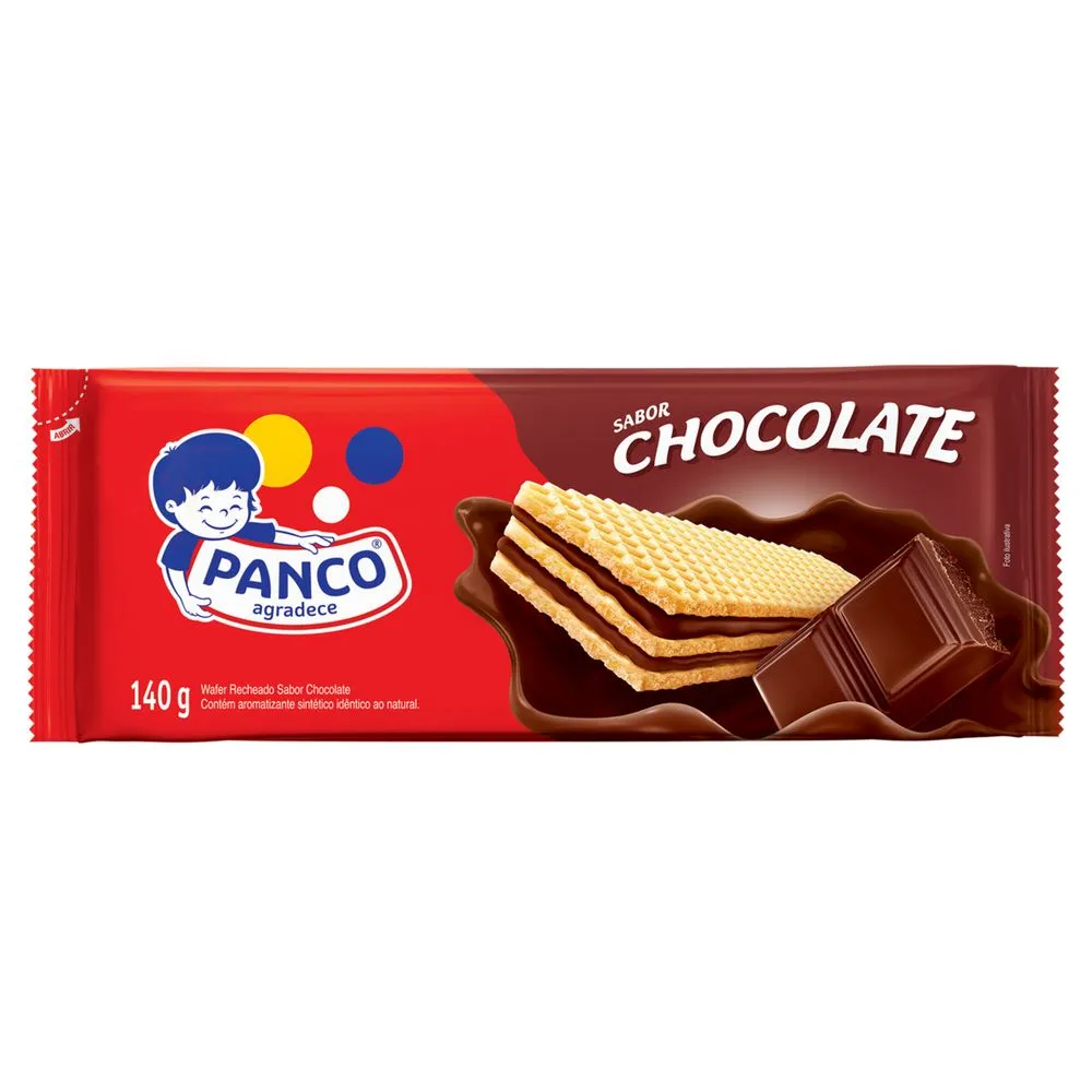 BISCOITO WAFER PANCO CHOCSUICO 140G