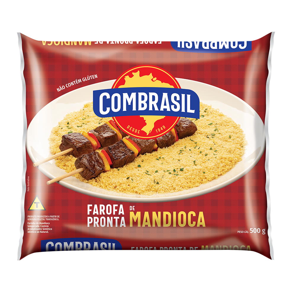 FAROFA PRONTA MANDIOCA COMBRASIL 500G