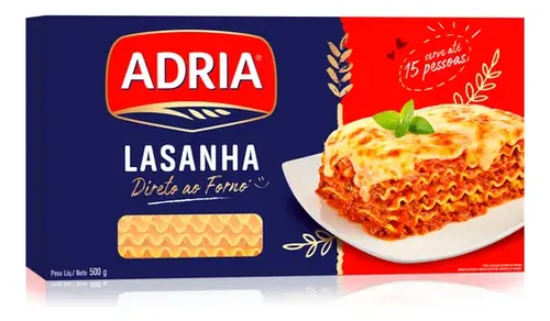 MAC ADRIA SEML LASANHA 500G