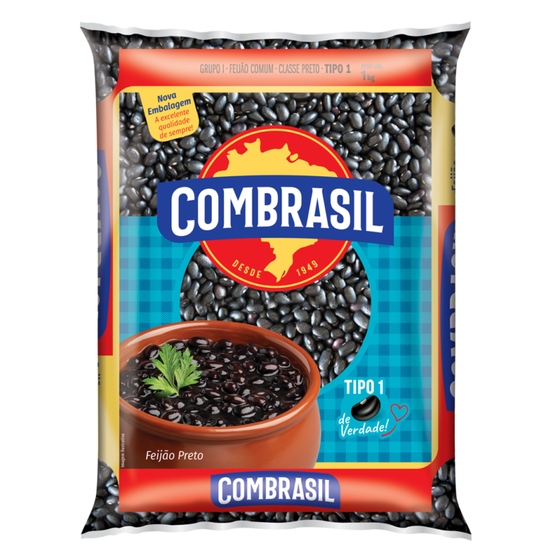 FEIJAO PRETO COMBRASIL 1KG