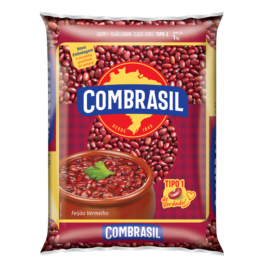 FEIJAO VERMELHO COMBRASIL 1K