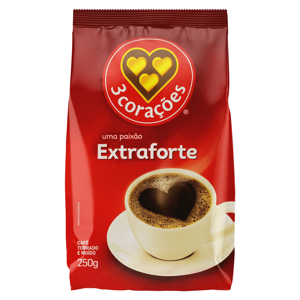 CAFE FORTE 3 CORACOES 250G