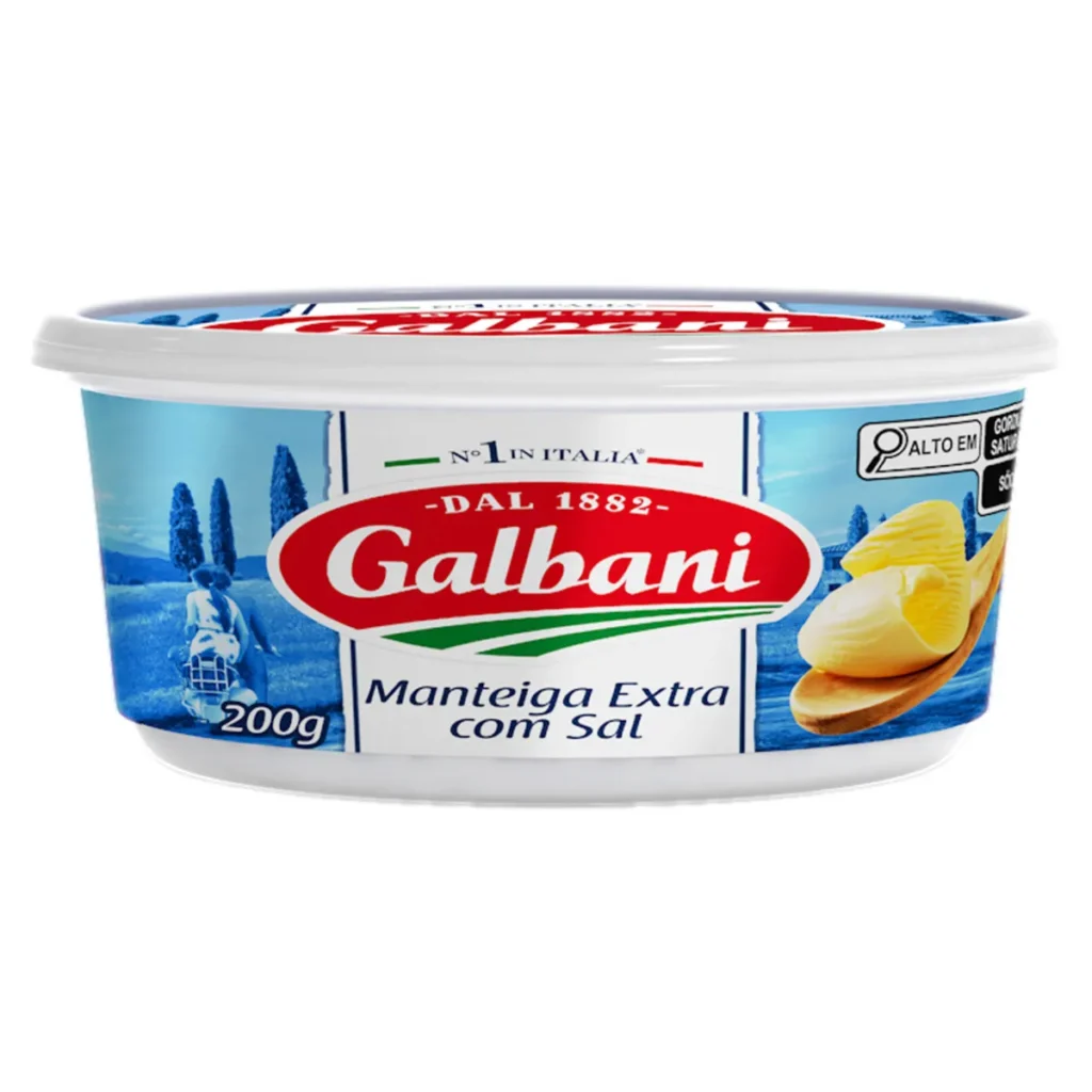 GALBANI MANTEIGA COM SAL POTE 200G