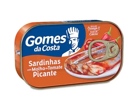 SARDINHA GOMES C/ MOLHO DE TOM PICANTE 125G
