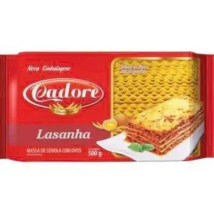 MAC LASANHA CADORE COVOS 500G