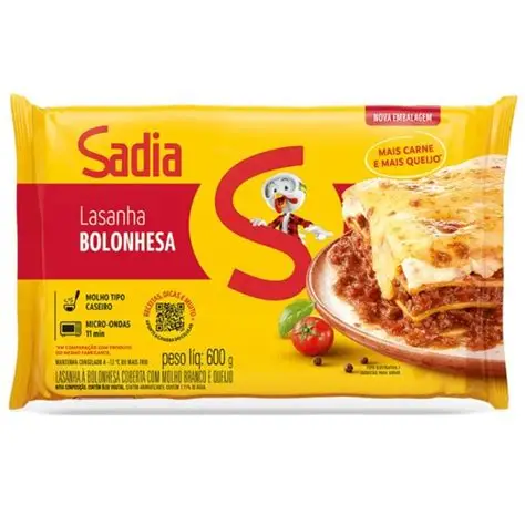 LASANHA BOLONHESA SADIA 600G