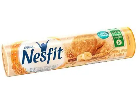 BISCOITO NESFIT BANANA AVA E CANL 160G