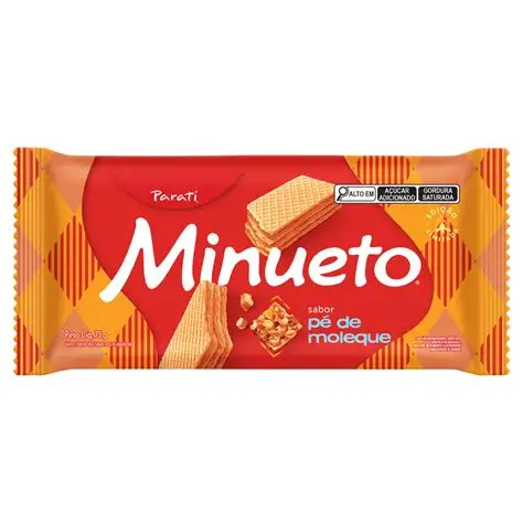 WAFER MINUETO PE DE MOLEQUE 73G