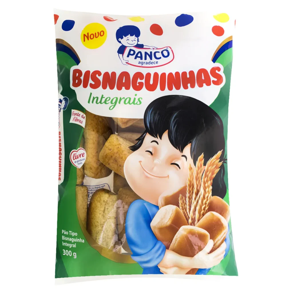 PAO BISNAGUINHA INTEGRAL PANCO 300G