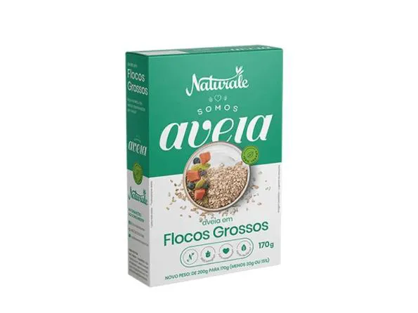 AVEIA NATURALE FLOCOS GROSSOS 170G