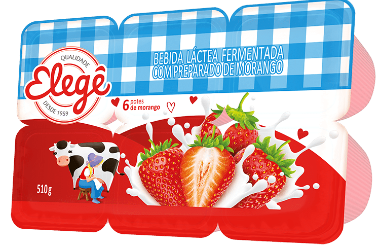 BEBIDA LACTEA MORANGO ELEGE BD 510G