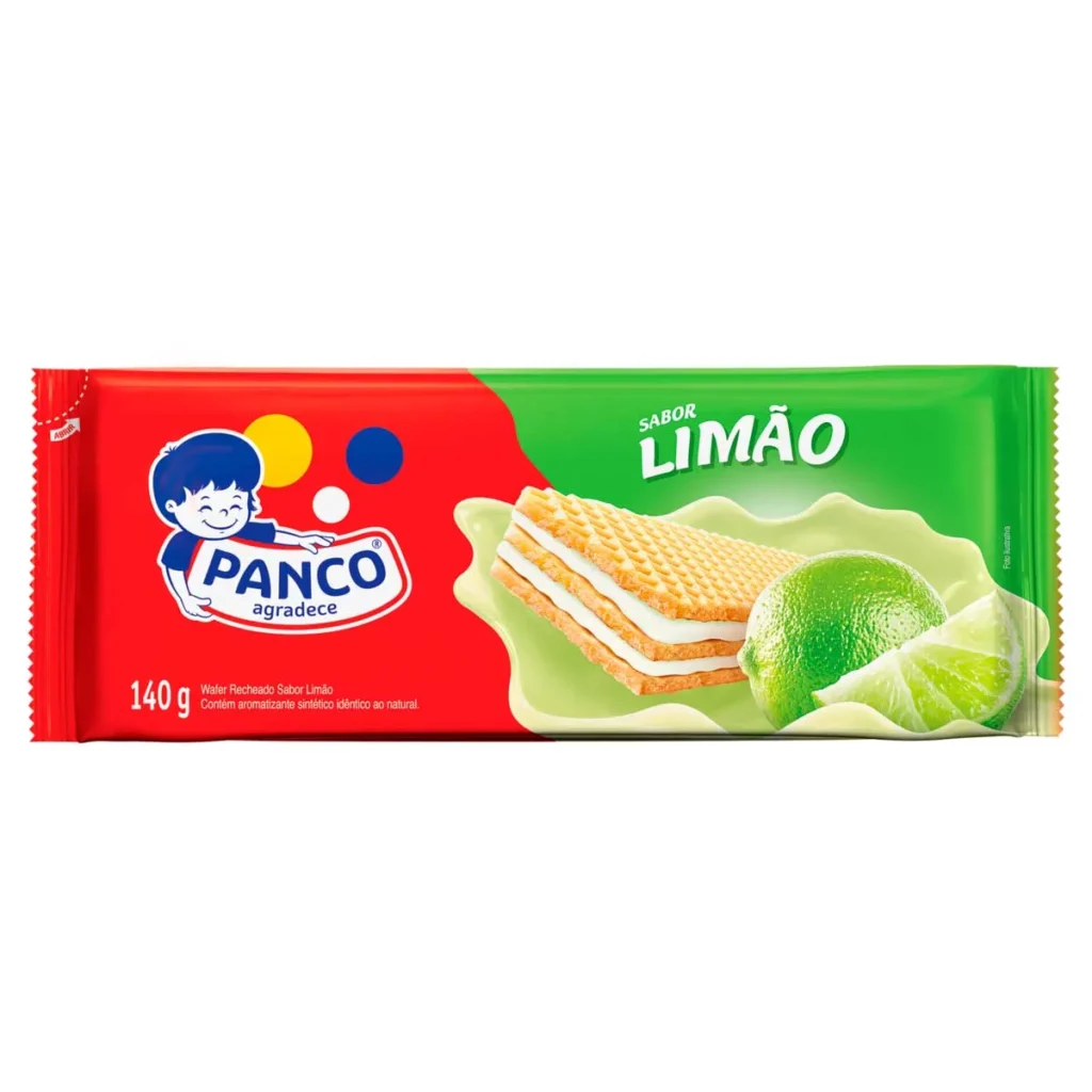 BISCOITO WAFER PANCO LIMAO 140G