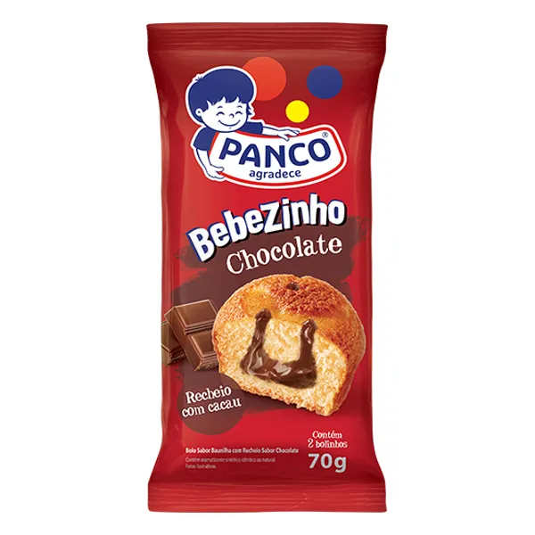 BOLINHO BEBEZINHO CHOCOLATE PANCO 70G