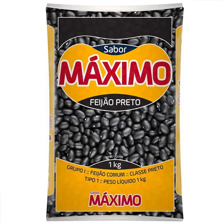 FEIJAO PRETO MAXIMO 1 KG