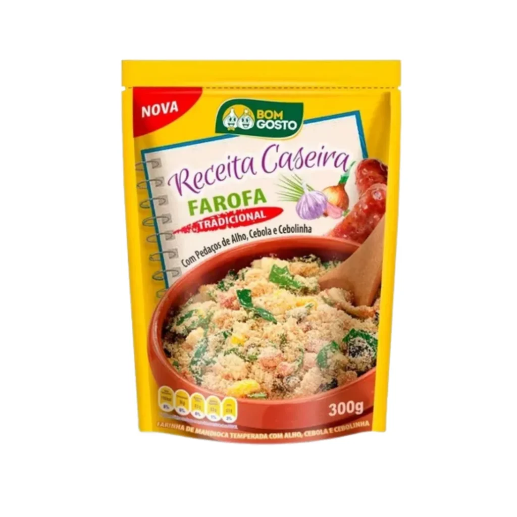 FAROFA CASEIRA BOM GOSTO 300G