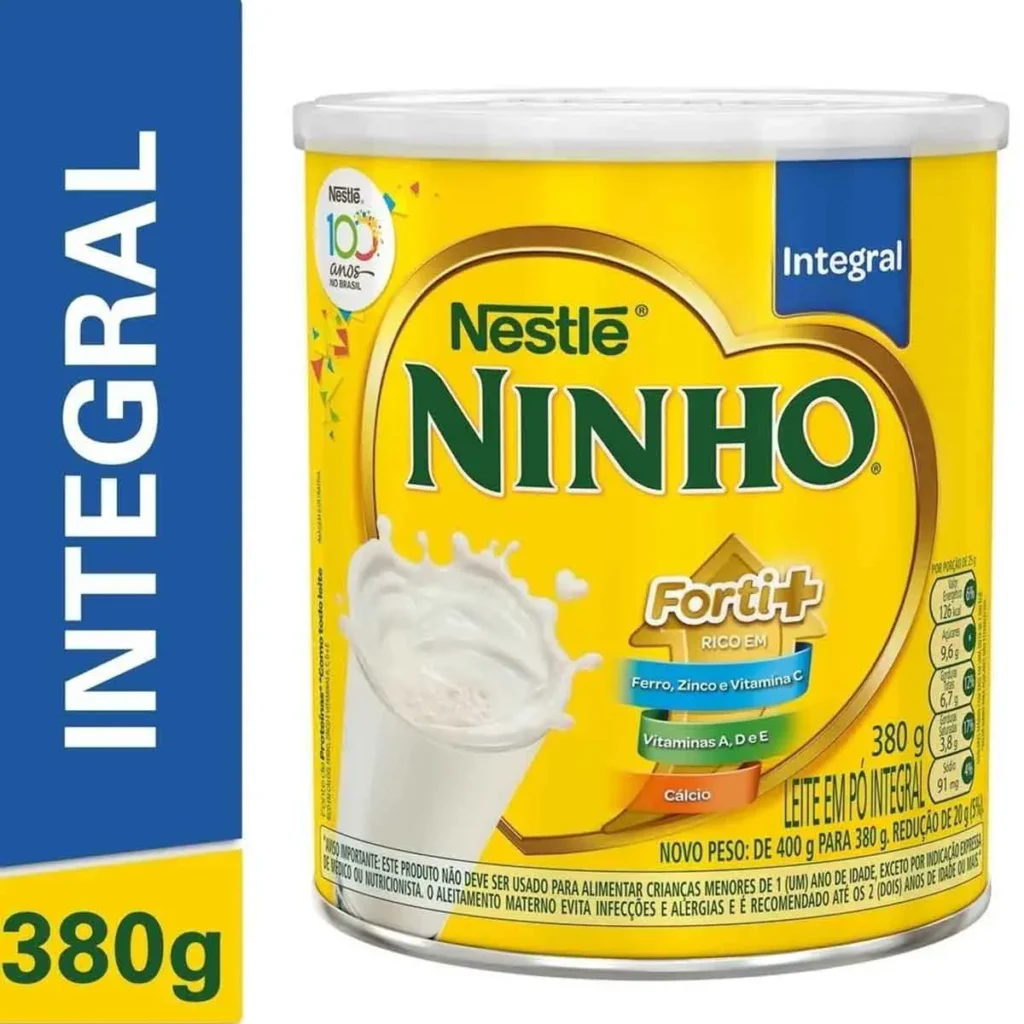 LEITE EM PO NINHO INTEGRAL 380G