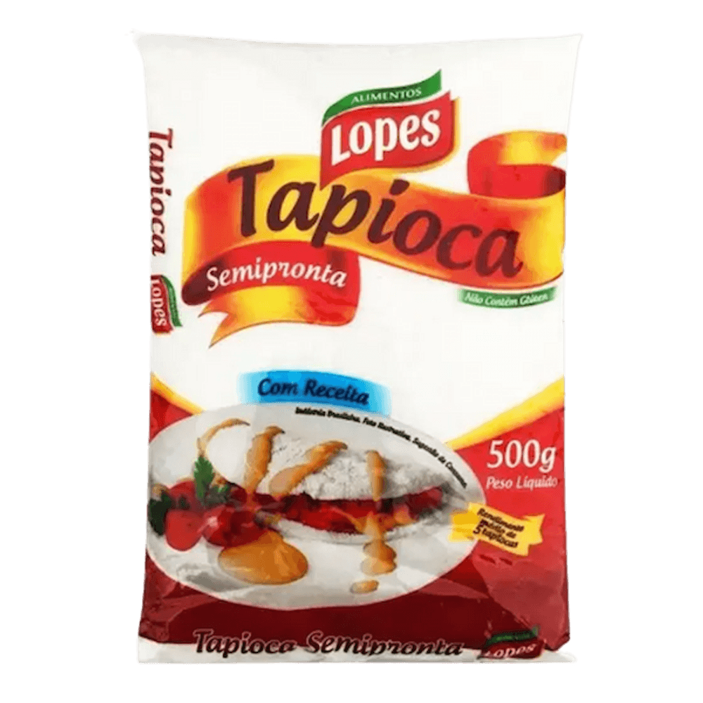 MASSA TAPIOCA LOPES 500G