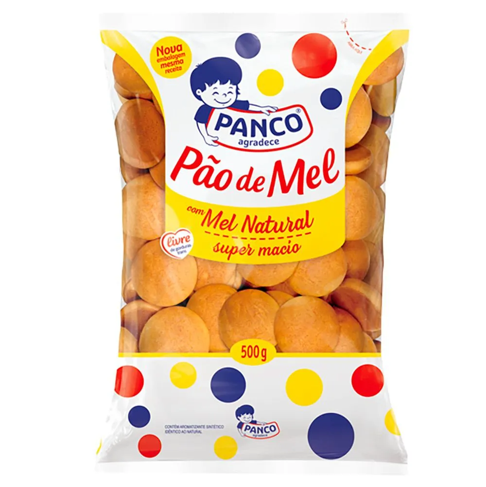 BISCOITO PAO DE MEL PANCO 500G