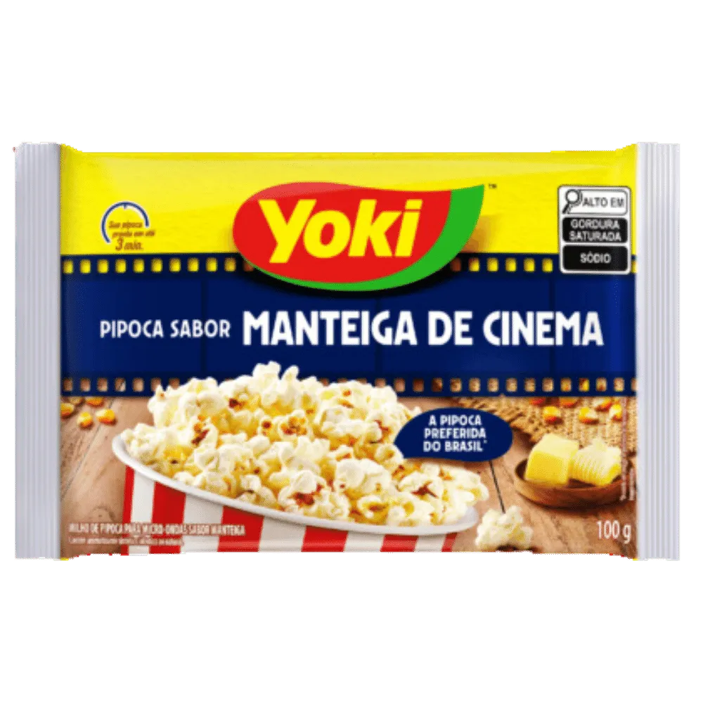 PIPOCA MICRO MANT. CINEMA YOKI 100G