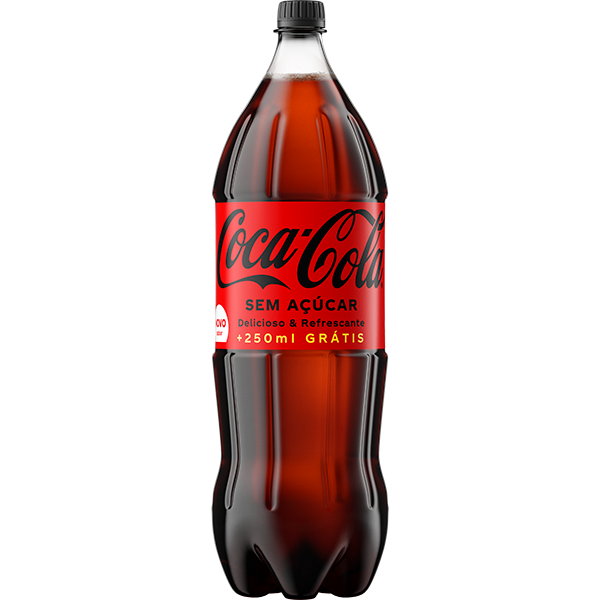 COCA-COLA SEM ACUCAR 2L+250ML