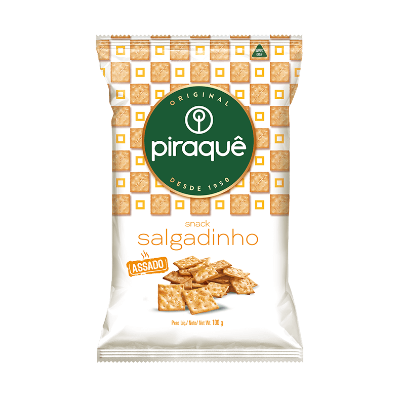 BISCOITO PIRAQUE SALGADINHO 100G